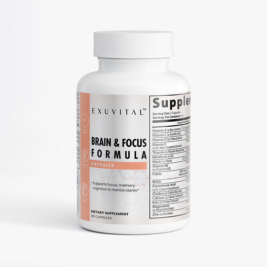 Brain & Focus Formula for Clarity, Memory, and Daily Performance