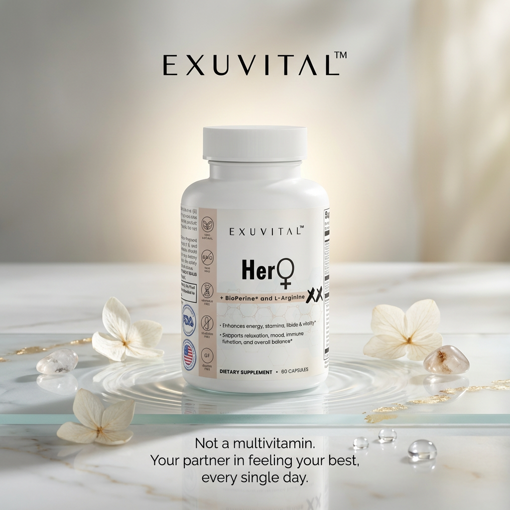 Exuvital HerO Female Enhancement natural supplement for women's intimate wellness