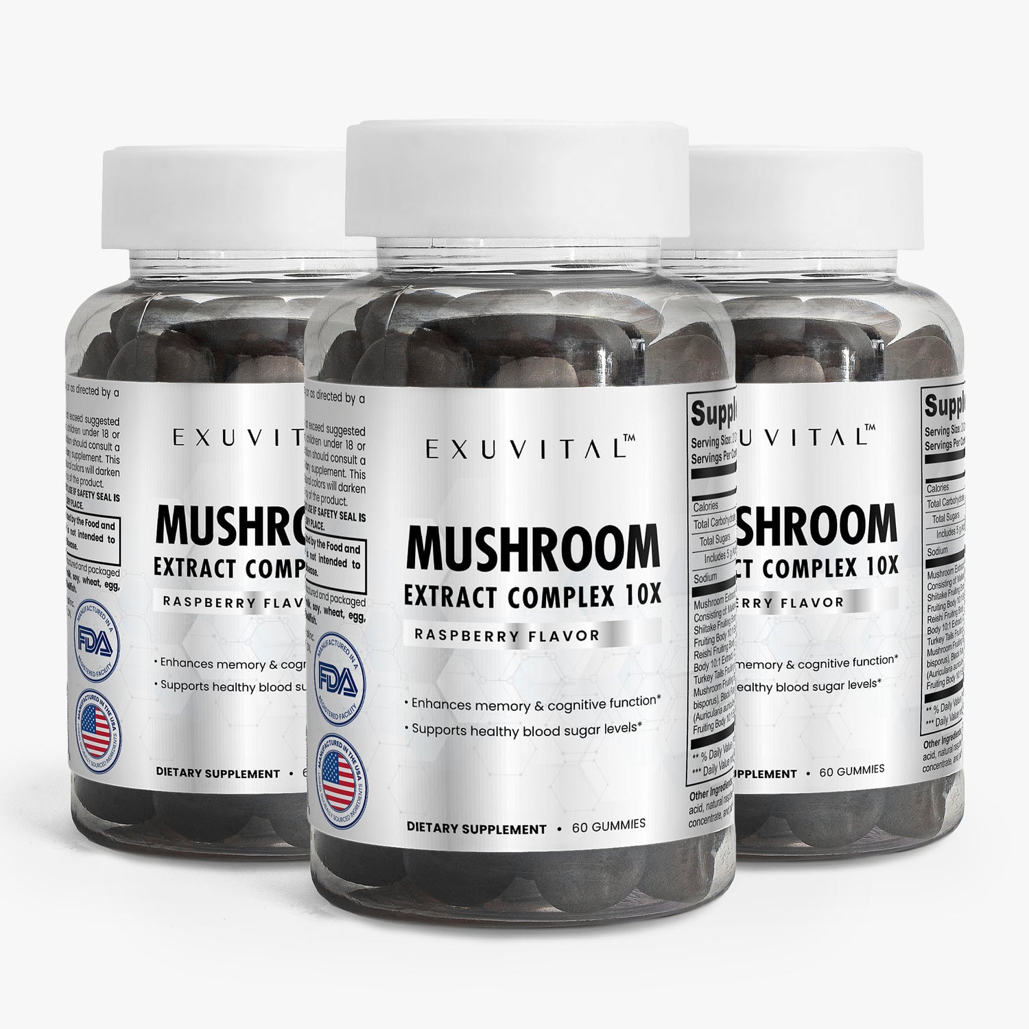 Mushroom Extract Complex for Immunity, Energy, and Daily Wellness