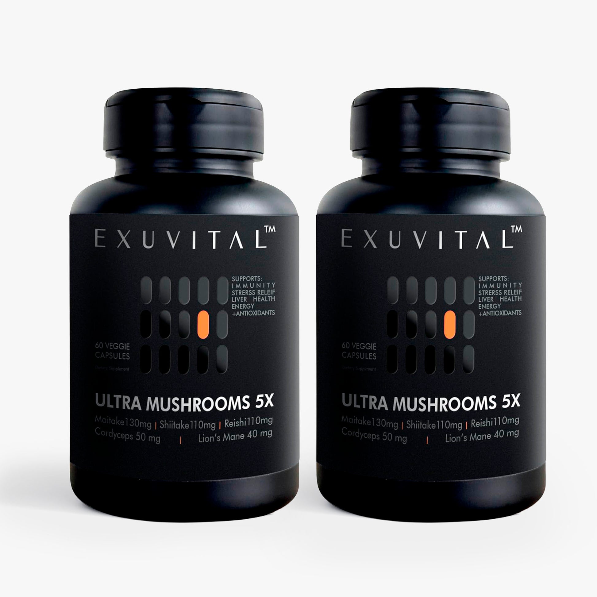 Ultra Mushrooms 5X Advanced Blend for Immunity and Energy Support