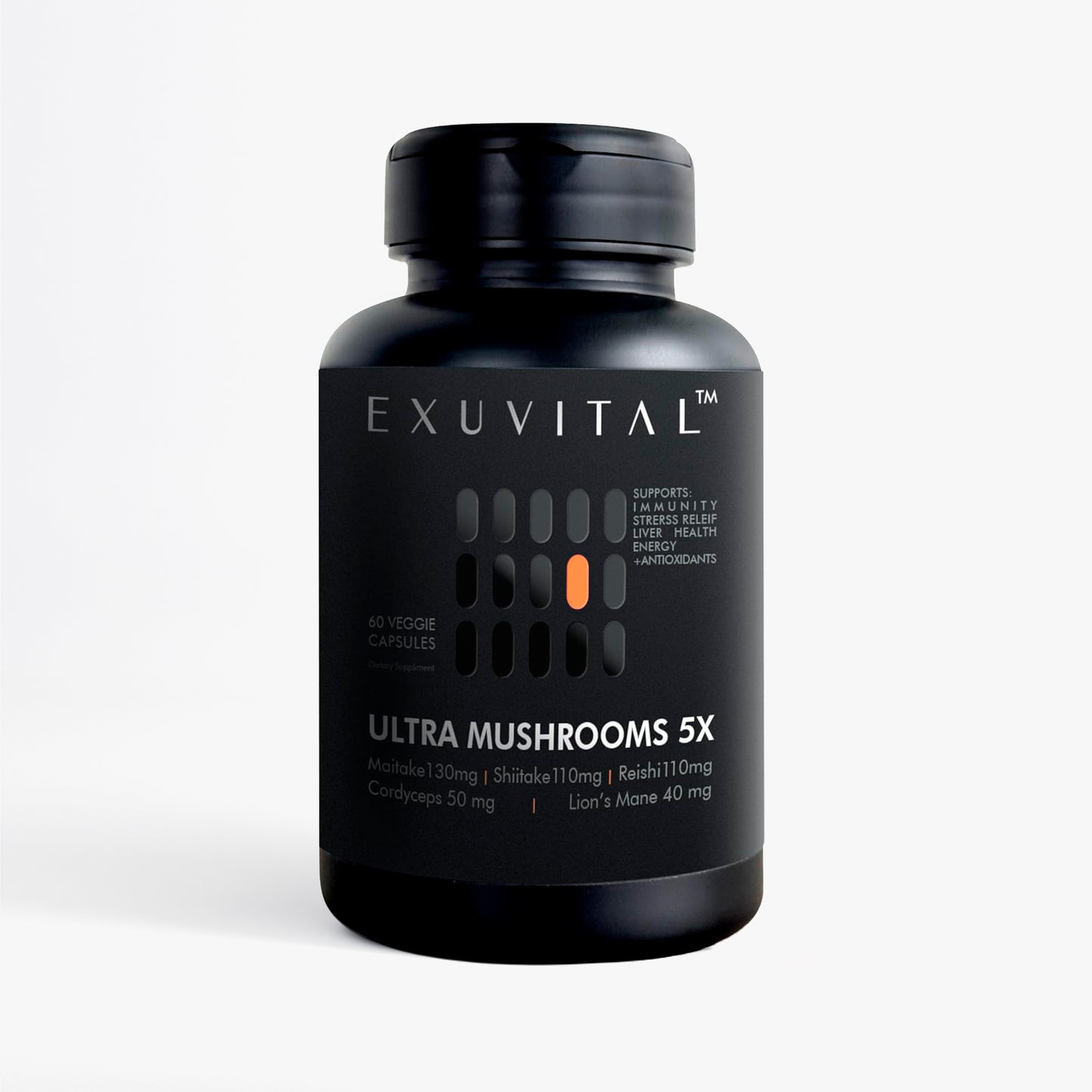 Ultra Mushrooms 5X Advanced Blend for Immunity and Energy Support