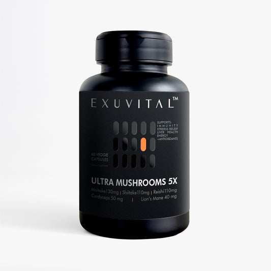 Ultra Mushrooms 5X Advanced Blend for Immunity and Energy Support